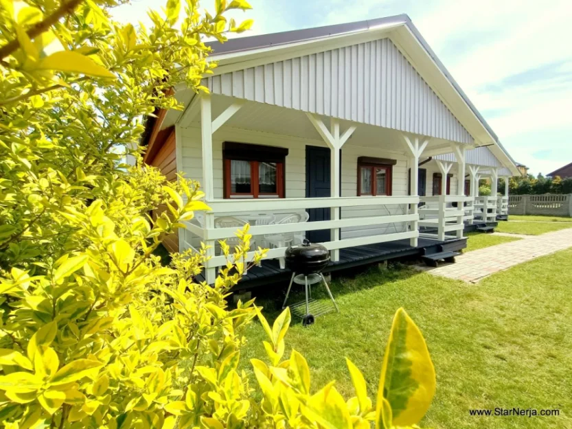 Domki letniskowe NORD-STAR w SARBINOWIE , do 6 osób (wl. z dziecmi), 2 sypialnie +sofa w salonie.