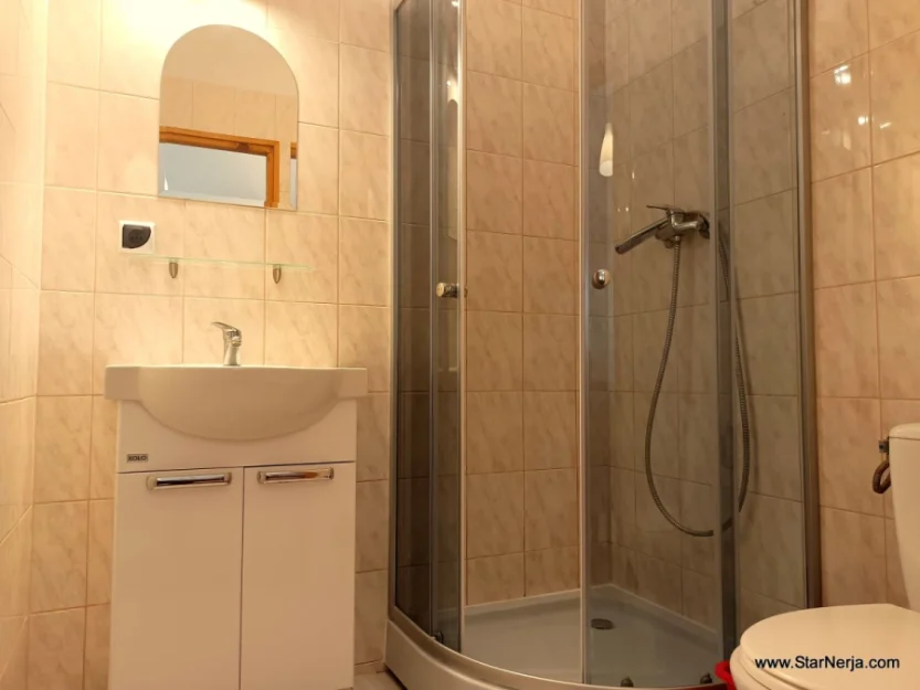 Ap. SOLNY z 1 syp. Pokój dzienny z rozkładana sofa, aneks kuchenny * zakw. do 4 osoby.