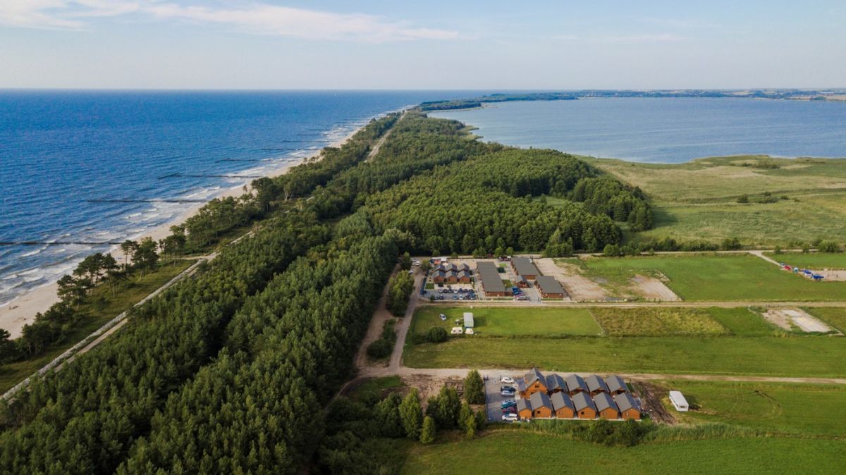 Letnisko Arkadia domki przy plaży