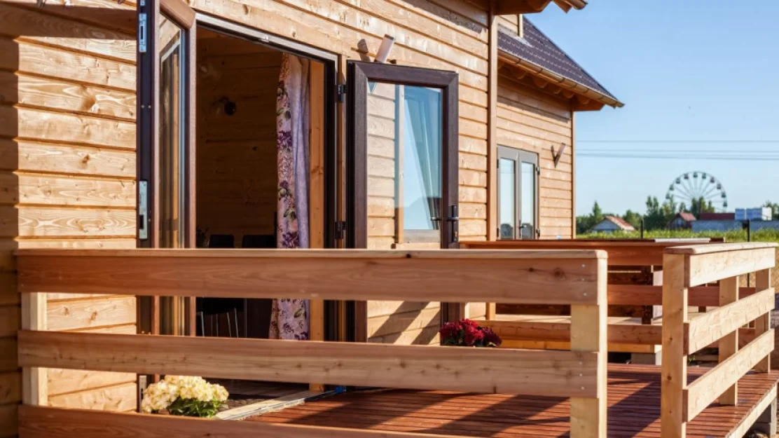 La Plata w Łebie taras