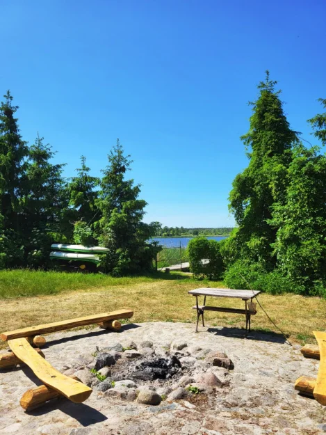 Zdjęcie Luxusowa willa nad jeziorem plaża pomost łódka kajak sauna #38