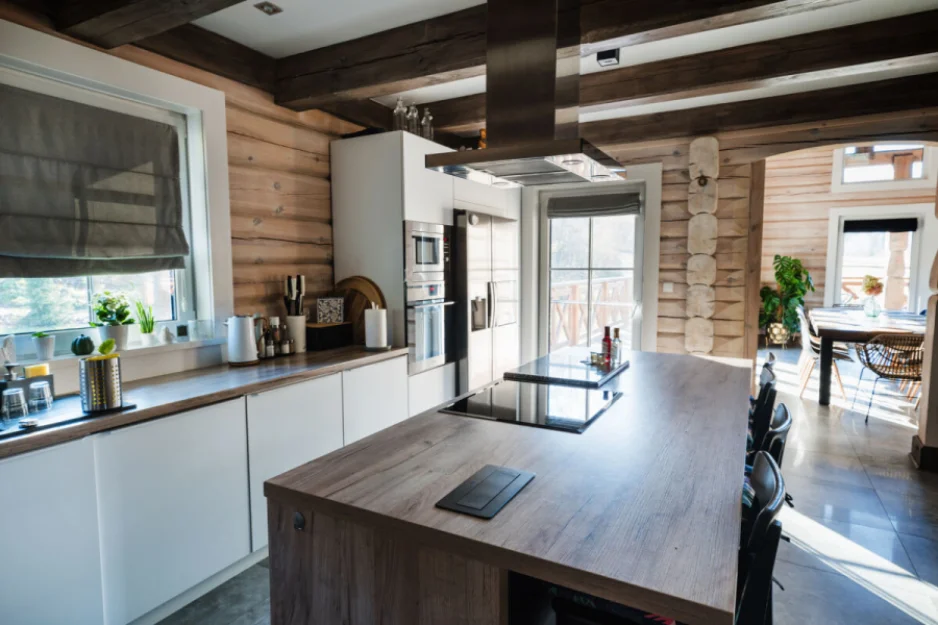 Zdjęcie CHATA POD PRZEHYBĄ - ekologiczny dom z bali dla 15 osób #11