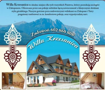 Tanie Noclegi Willa Krzesanica