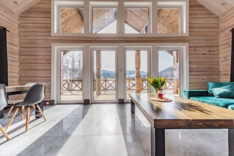 Zdjęcie CHATA POD PRZEHYBĄ - ekologiczny dom z bali dla 15 osób #9