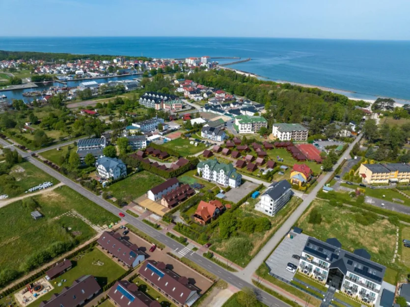 Widok z lotu ptaka Darłówko Wschodnie