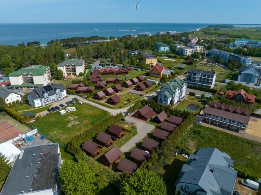 Widok z lotu ptaka Darłówko Wschodnie