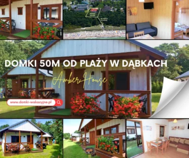 Amber House domki 50 m od plaży