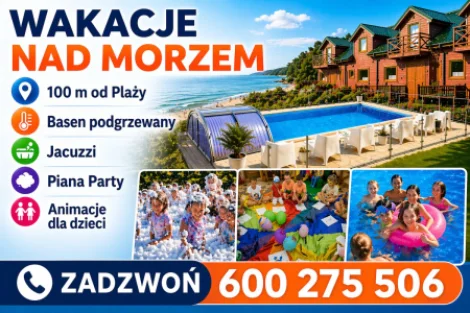 MORSKA DOLINA Domki 100m od PLAŻY- ANIMACJE -BASEN EKO