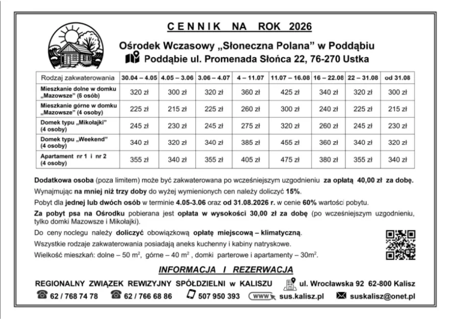 Zdjęcie Ośrodek Wczasowy "Słoneczna Polana" w Poddąbiu, gm. Ustka #20