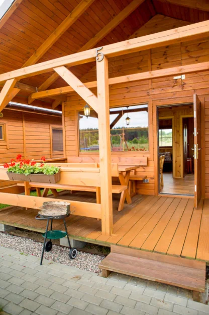 Zdjęcie Domki przy lesie blisko morza Rusinowo-Jarosławiec #16