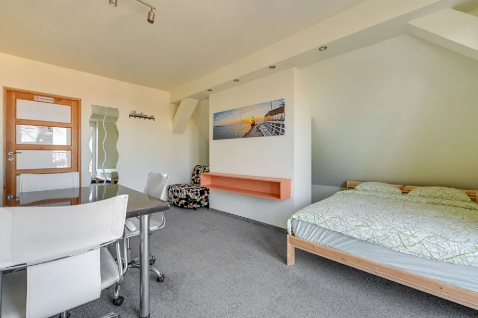 Pokój Rodzinny z balkonem i widokiem na morze