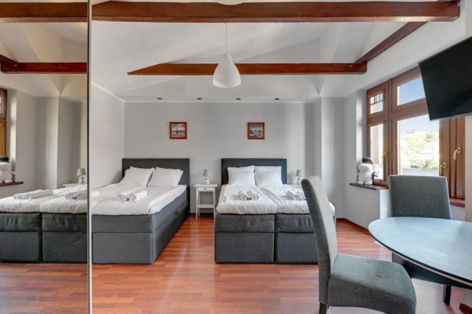 Studio RED z balkonem 40 m2