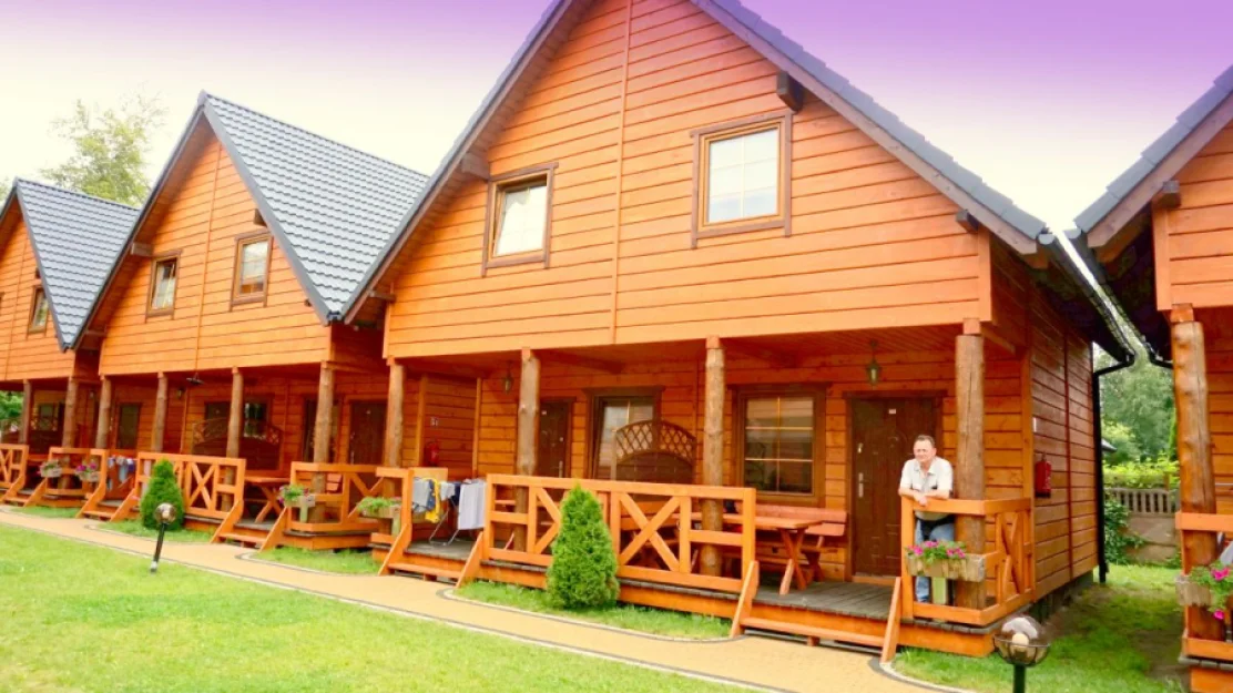 Domki letniskowe RAJ-STAR-BOBOLIN, 200m od plazy. ·pokojowe z 2 sypialnie, lazienka pokoj dzienny z