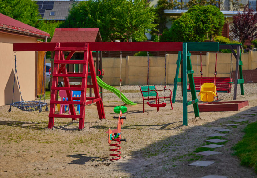 domki-plac zabaw