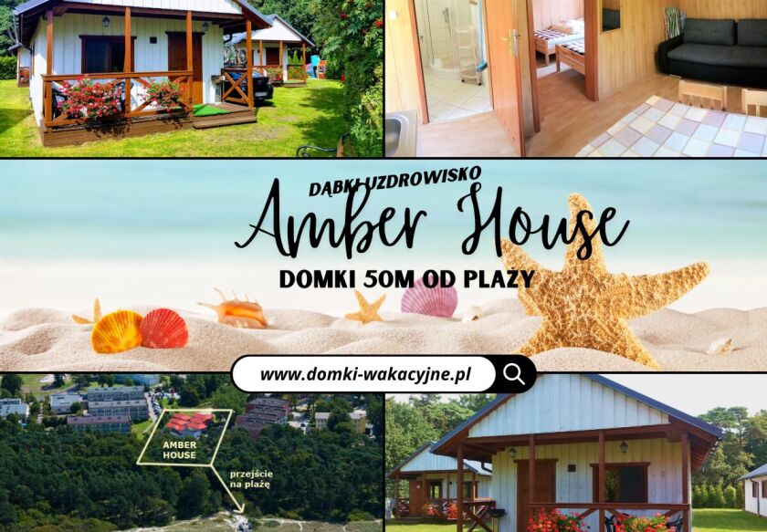 Amber House domki 50 m od plaży 19