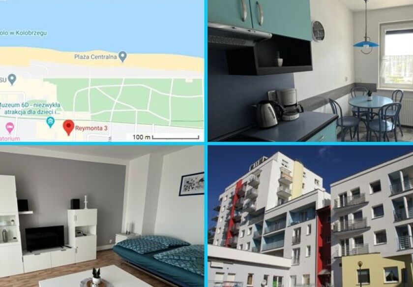 Apartament Nadmorski 100m do plaży / 200m do mola - noclegi Kołobrzeg