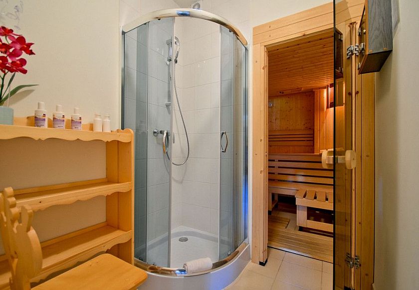 sauna fińska na terenie obiektu