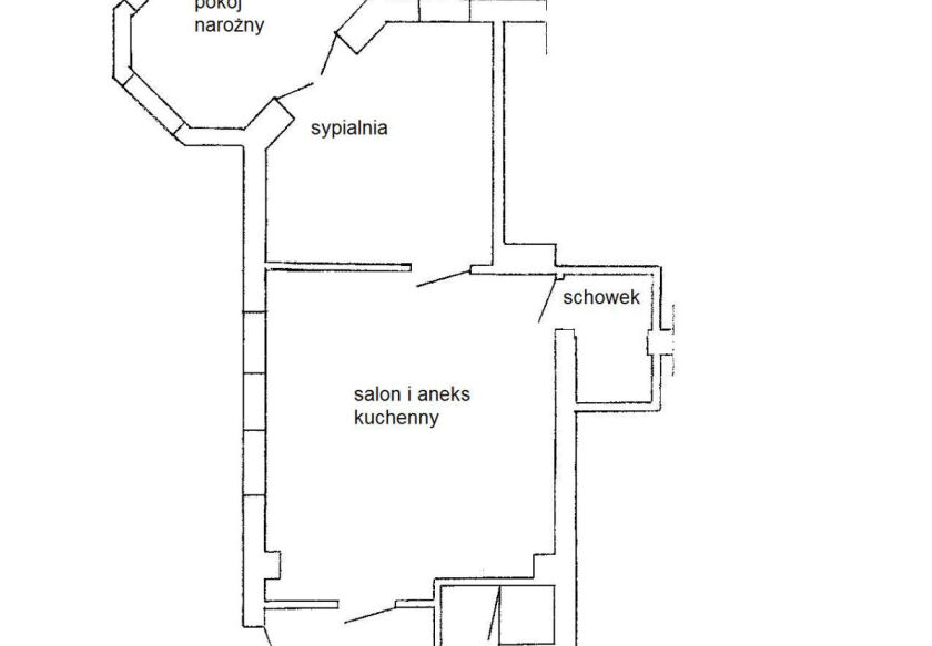 Pod Skarpą-plan mieszkania