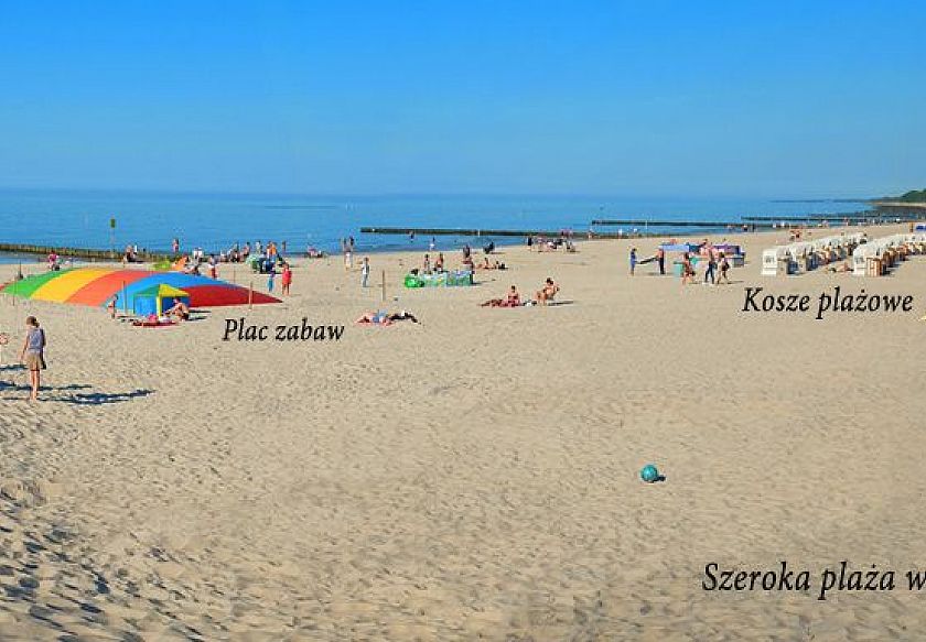 plaża w niedużej odległości