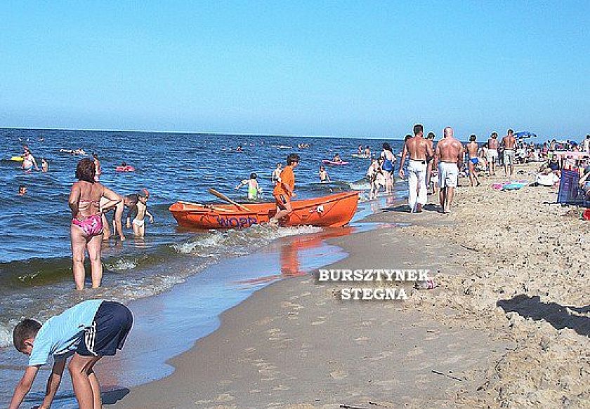 Plaża ze strzeżonym kąpieliskiem