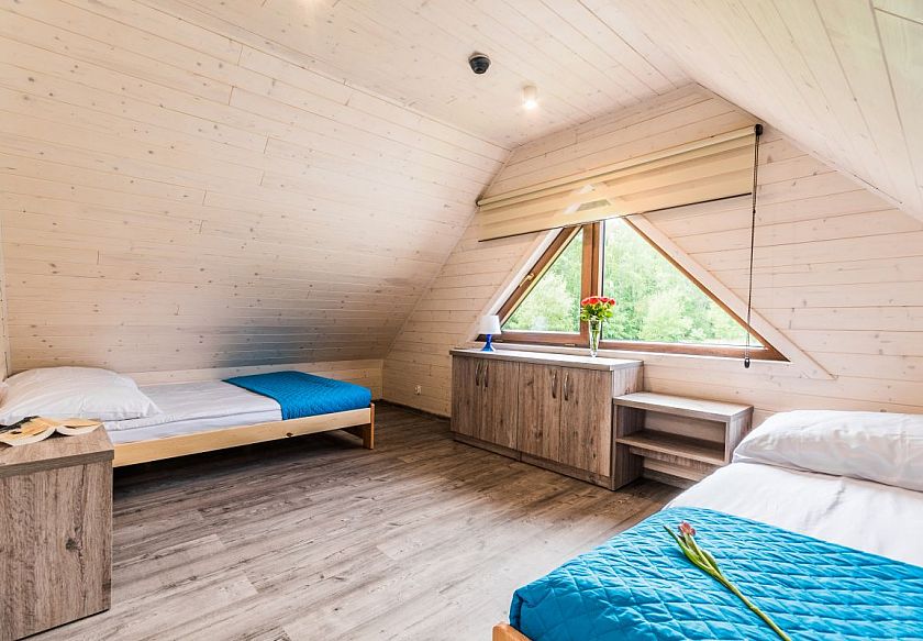 domek 8 osobowy -sypialnia 4 osobowa