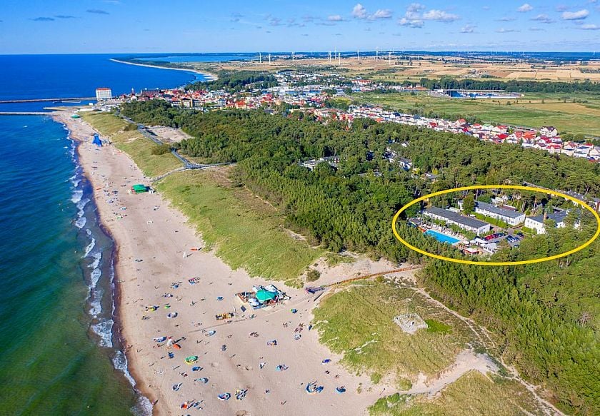 lokalizacja przy samej plaży