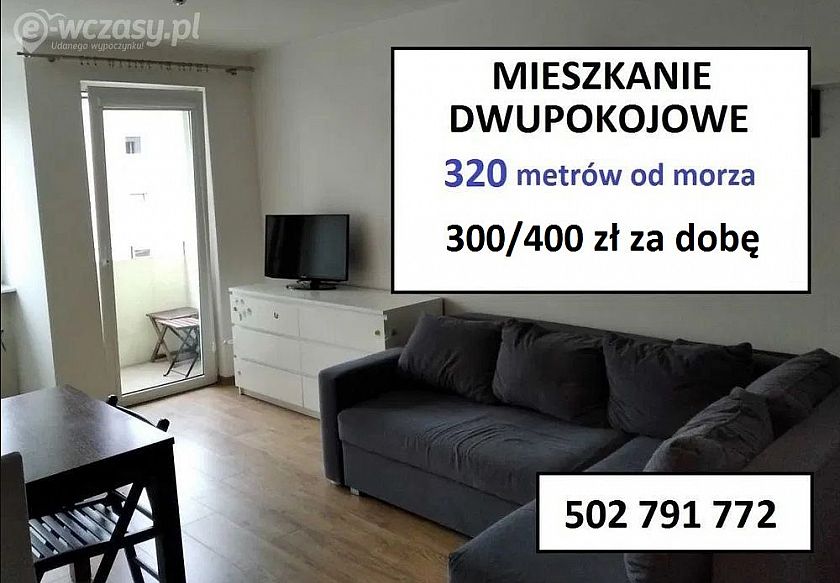 Mieszkanie 320 m od morza - noclegi Sopot
