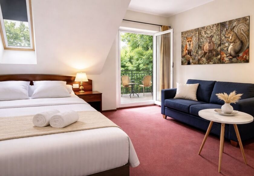 Morska Fala; pokoje, apartamenty, domki z bala 24