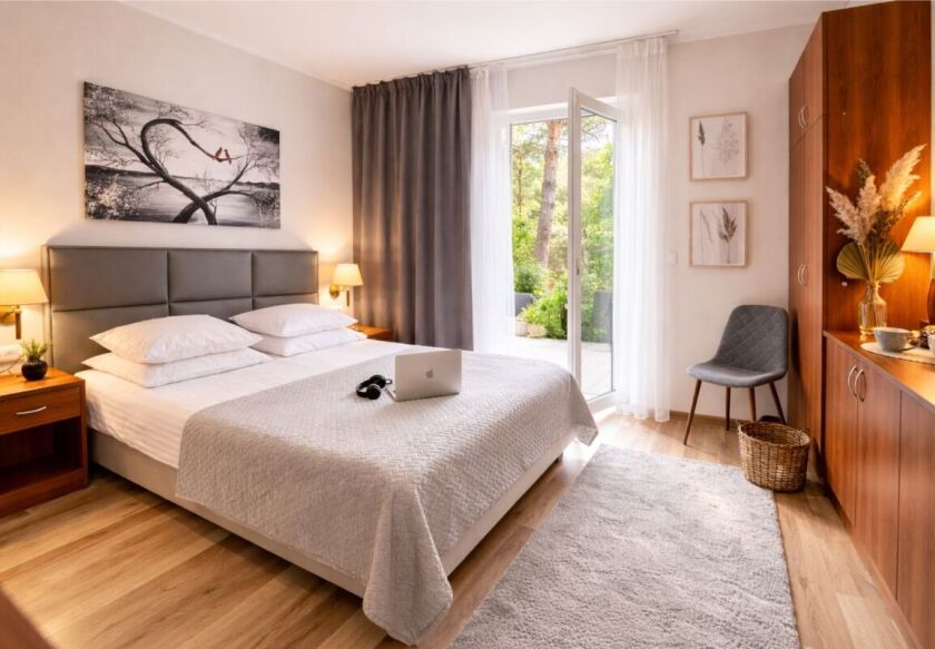 Morska Fala; pokoje, apartamenty, domki z bala 26