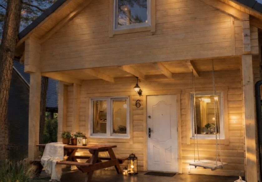 Morska Fala; pokoje, apartamenty, domki z bala 16