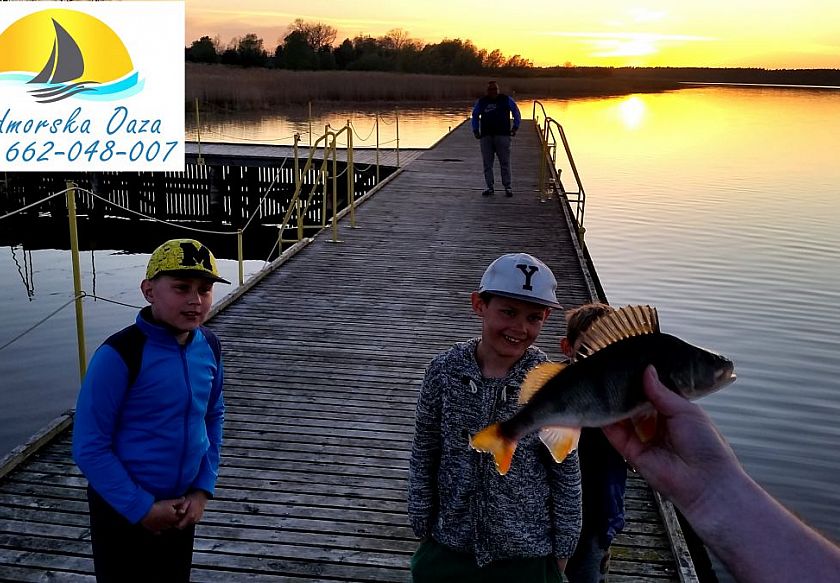 domki nad morzem Jarosławiec Nadmorska Oaza Jezierzany noclegi apartamenty nad morzem łowienie ryb