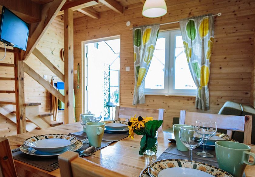 Domek mały wewnątrz