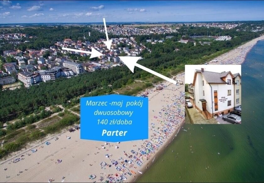 Pokoje Alicja 250m do plaży - noclegi Władysławowo