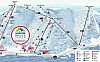 Mapa tras narciarskich obok pokoi Haratek przy Gondoli