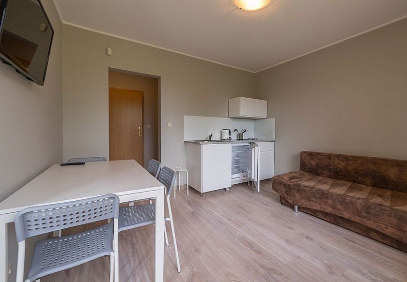 apartament na parterze z wyjściem do ogrodu