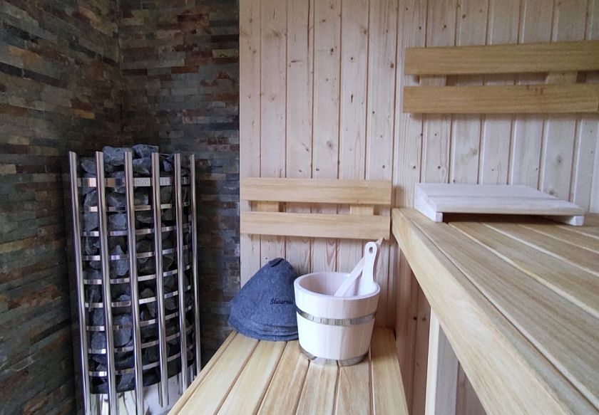 Ślusarnia całoroczny domek z sauną nad jeziorem, Kaszuby 26