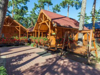 Nocleg w Pobierowie - Solei - drewniane domki